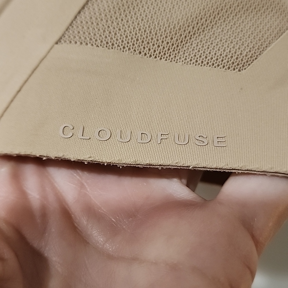 Honeylove CrossFlex Activity Bra Cloudfuse Sand Tan Nude Neutral size Small - Picture 4 of 6